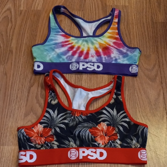 PSD Other - PSD Colorful and Floral Sports Bra Set